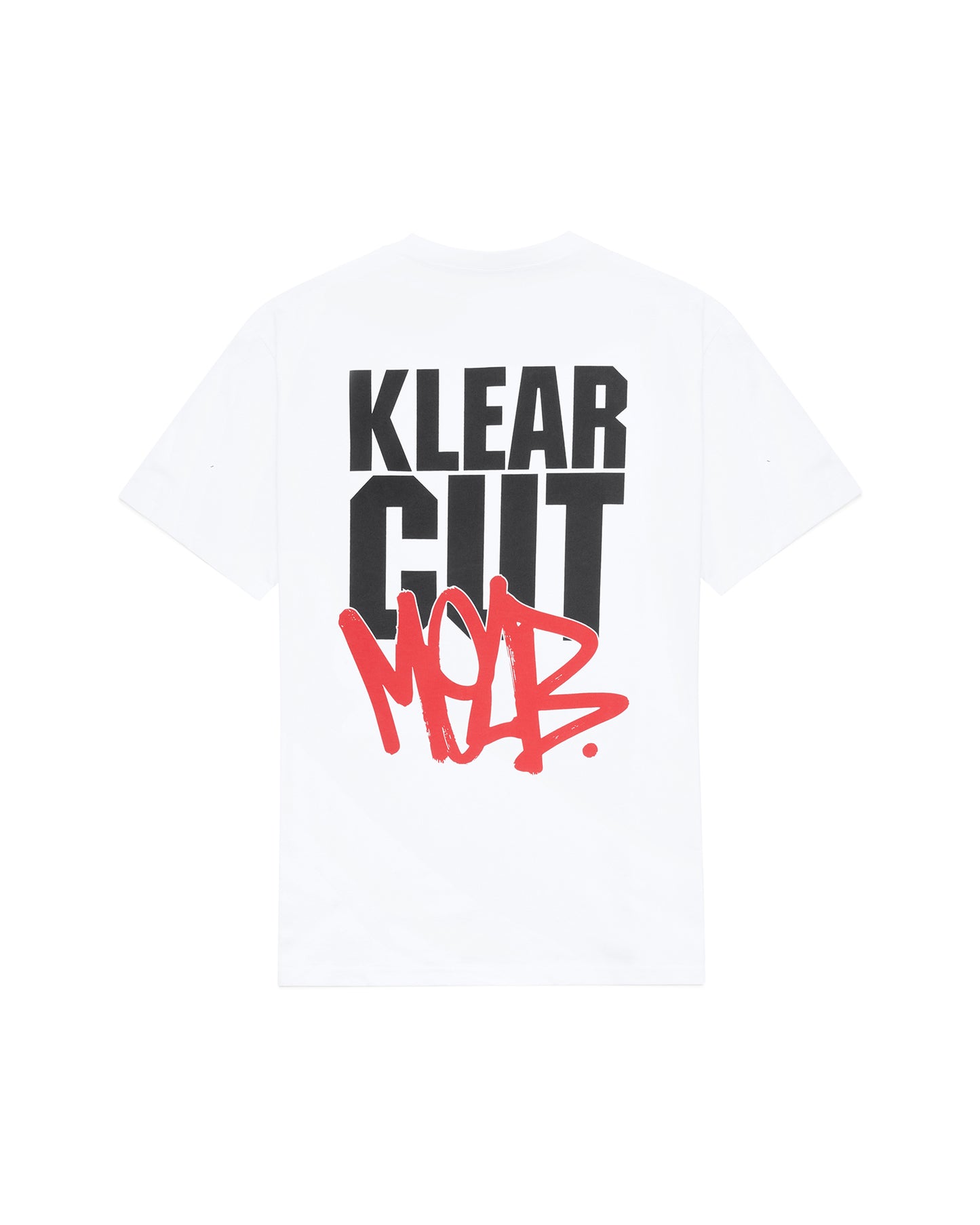KC Melb Stacked tee- White