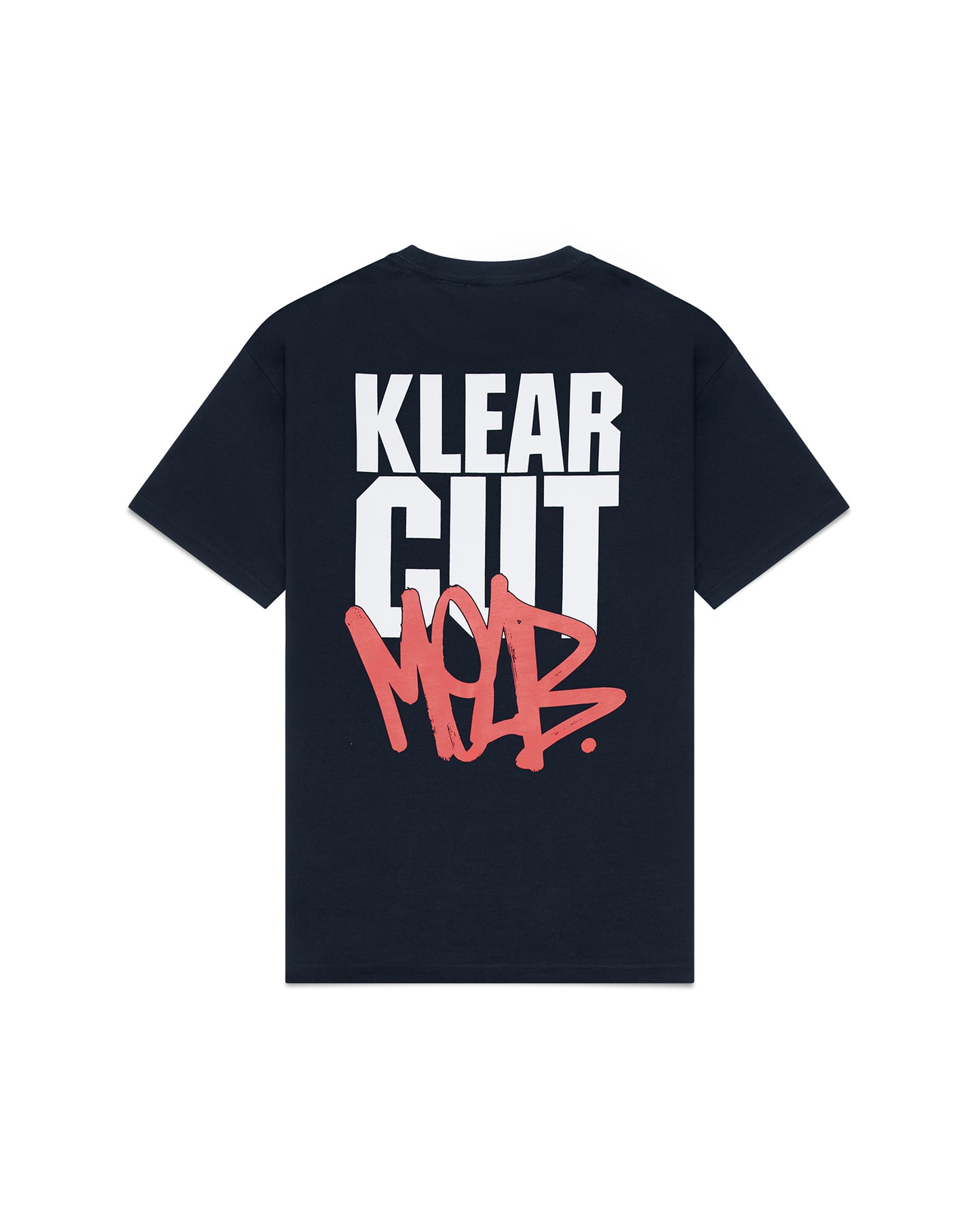KC Melb Stacked tee- Navy
