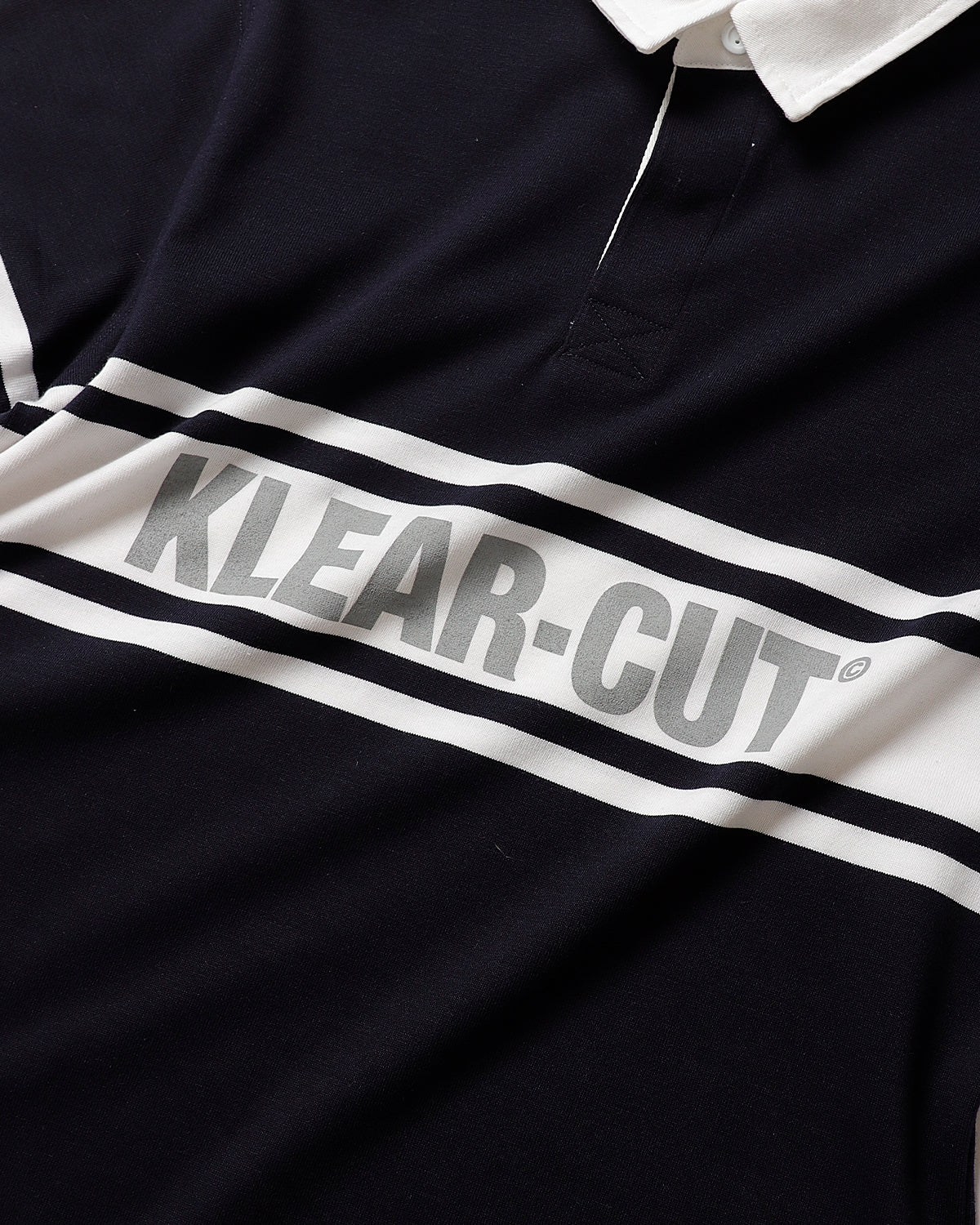 Klear-Tec 3-Stripe Rugby - Navy/White