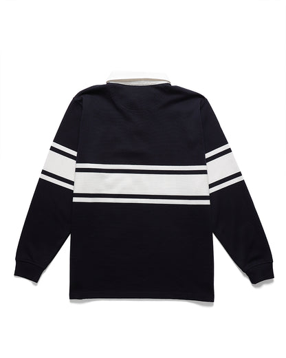 Klear-Tec 3-Stripe Rugby - Navy/White