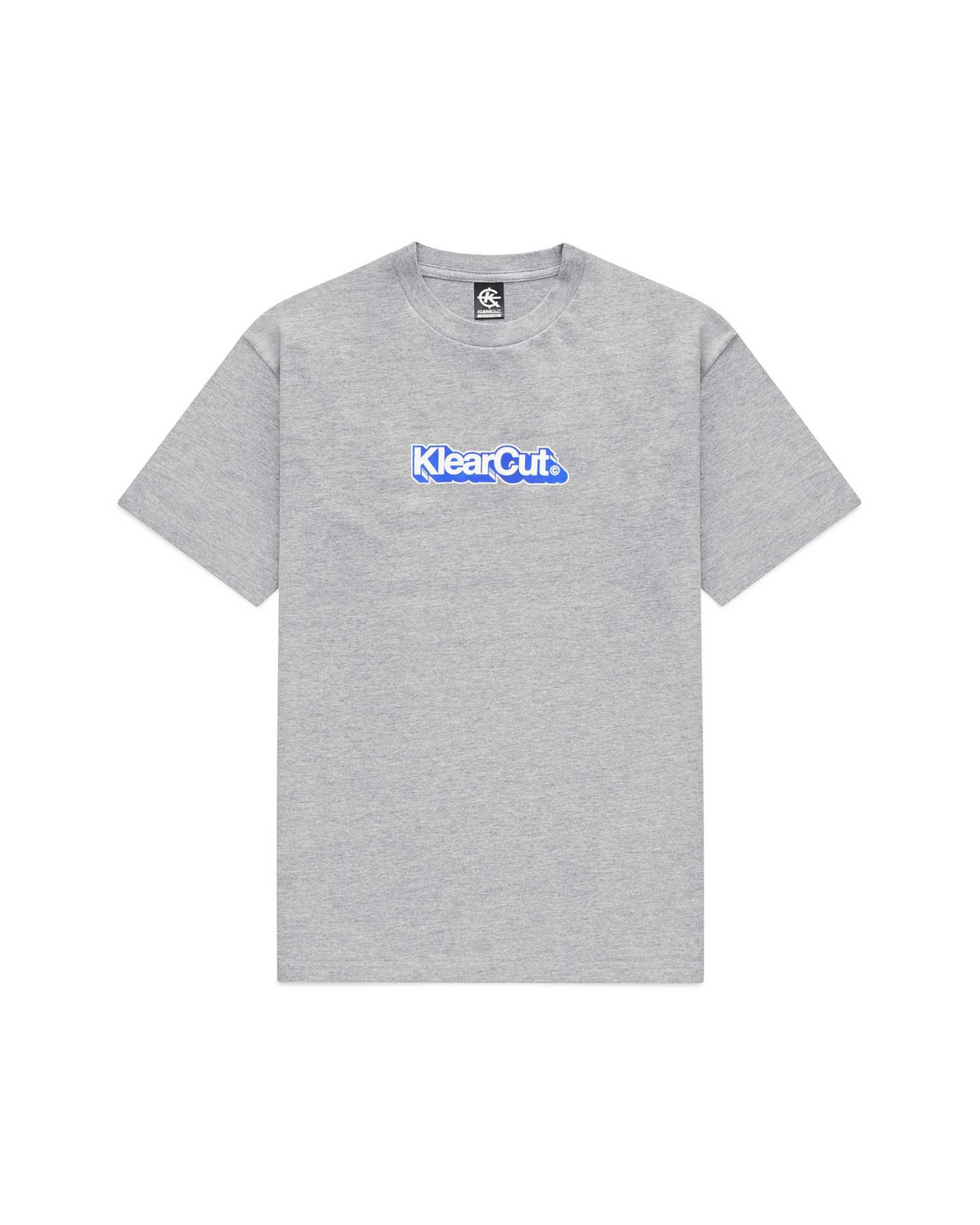 Mini block tee - Grey marle