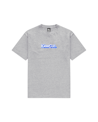 Mini block tee - Grey marle