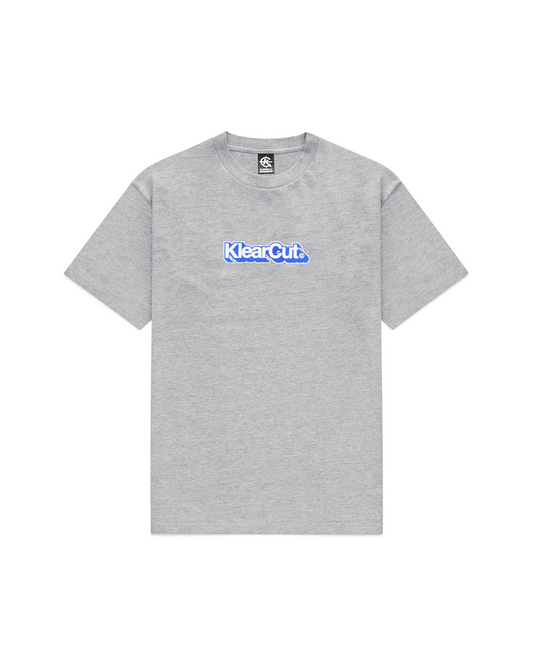 Mini block tee - Grey marle