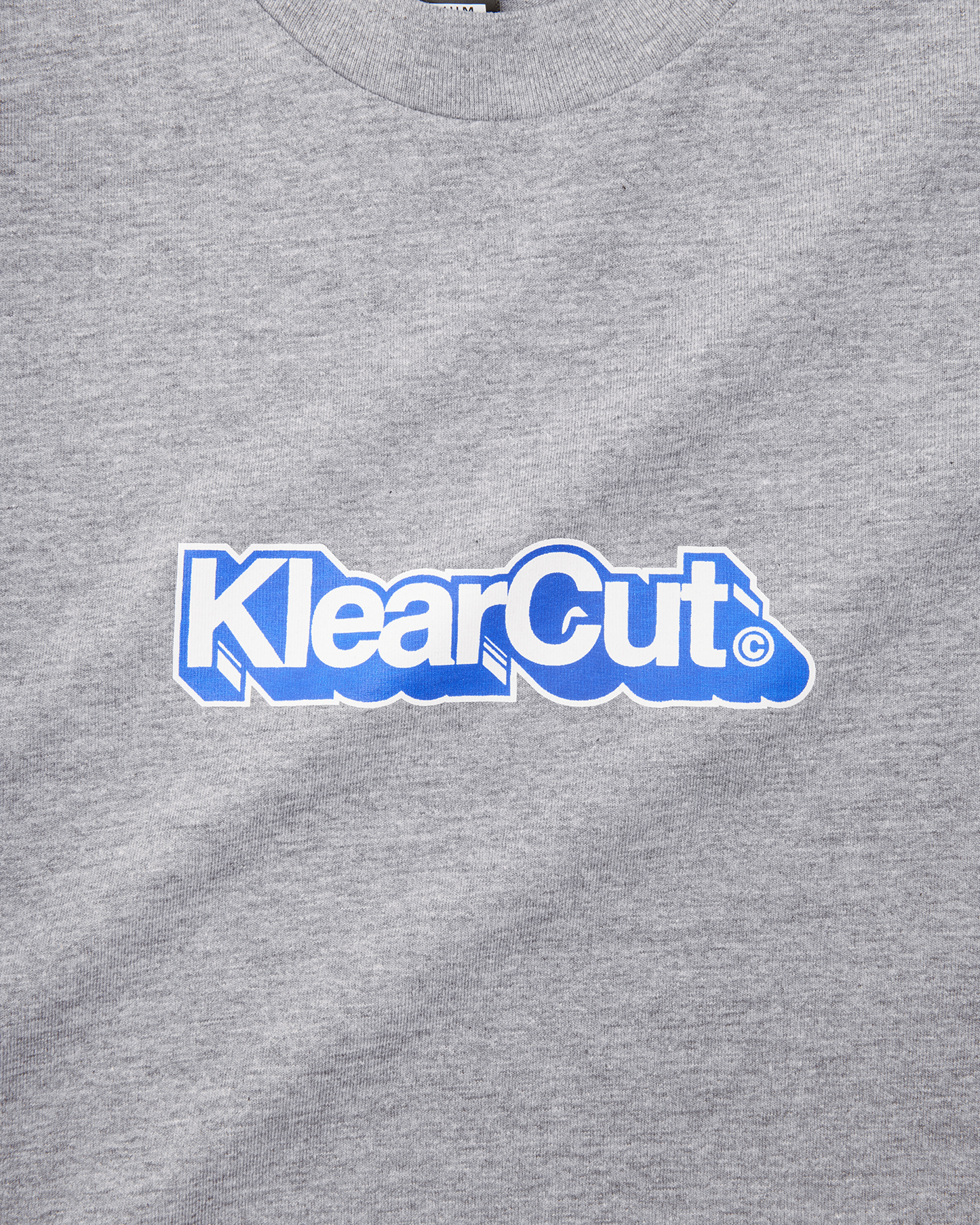 Mini block tee - Grey marle