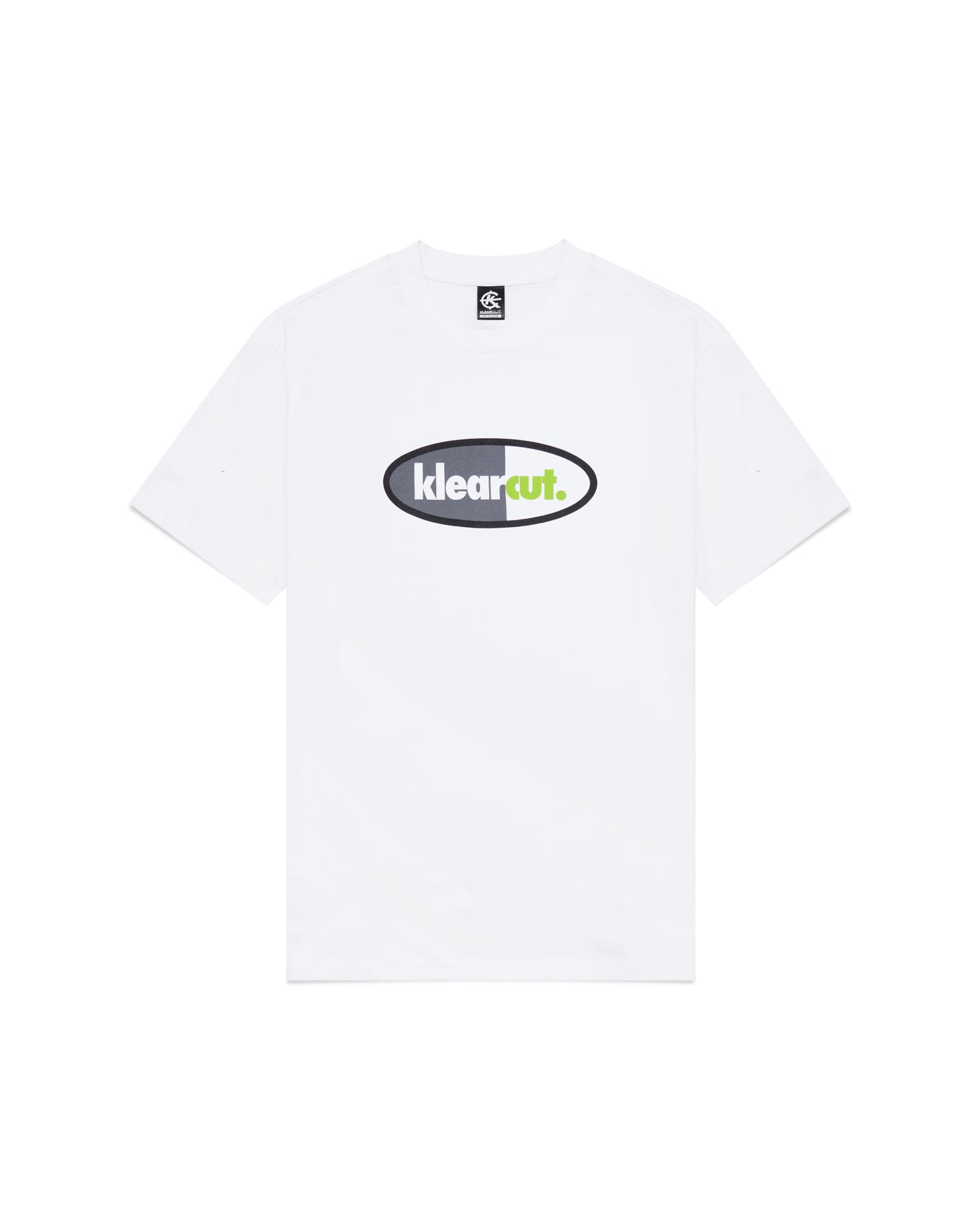 Neon Green Tee - White