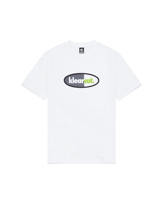Neon Green Tee - White