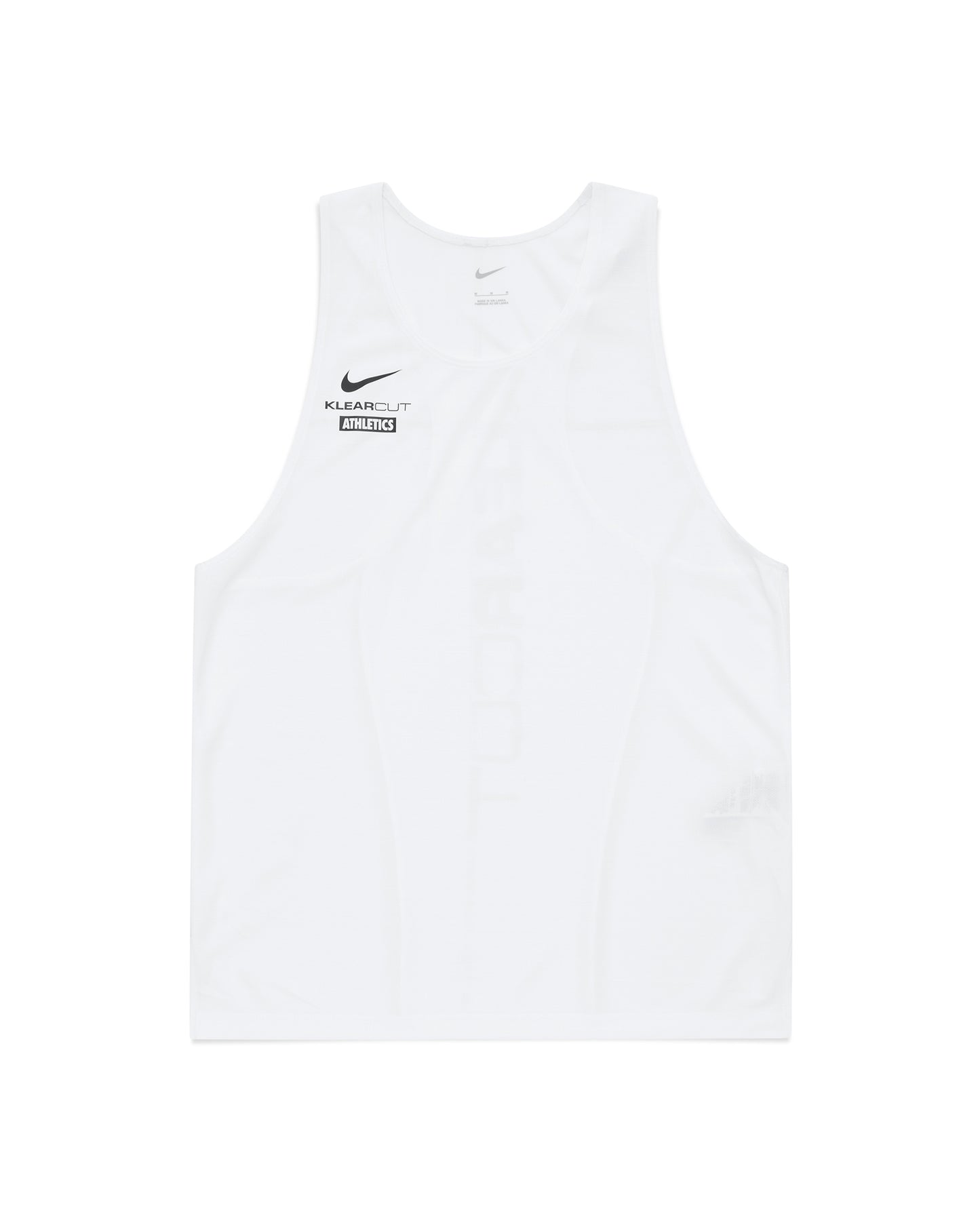 Klearcut Athletics Singlet - white